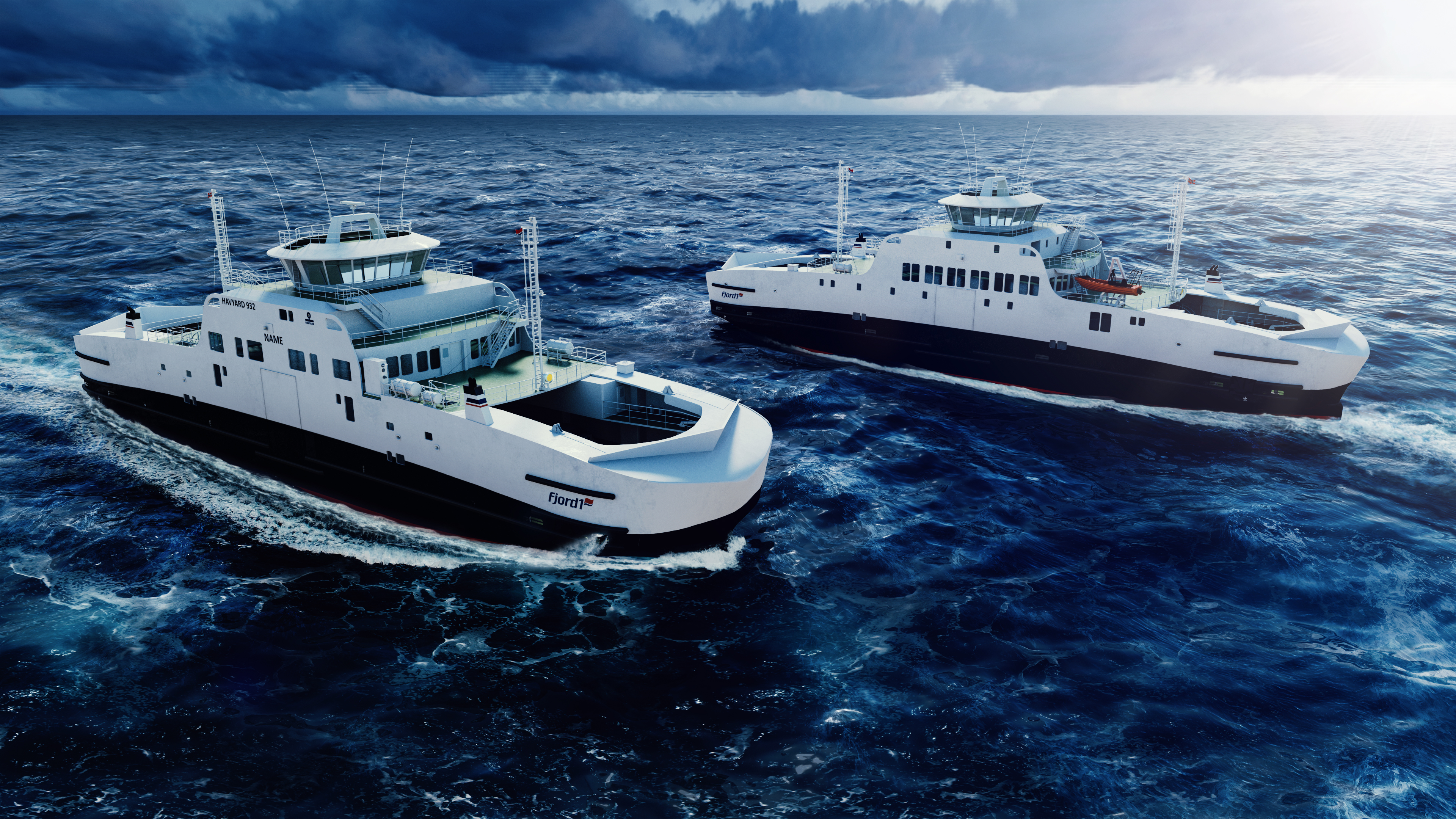 Fjord1 new electric ferries, design and concept Havyard Fjord1 new electric ferries, design and concept Havyard